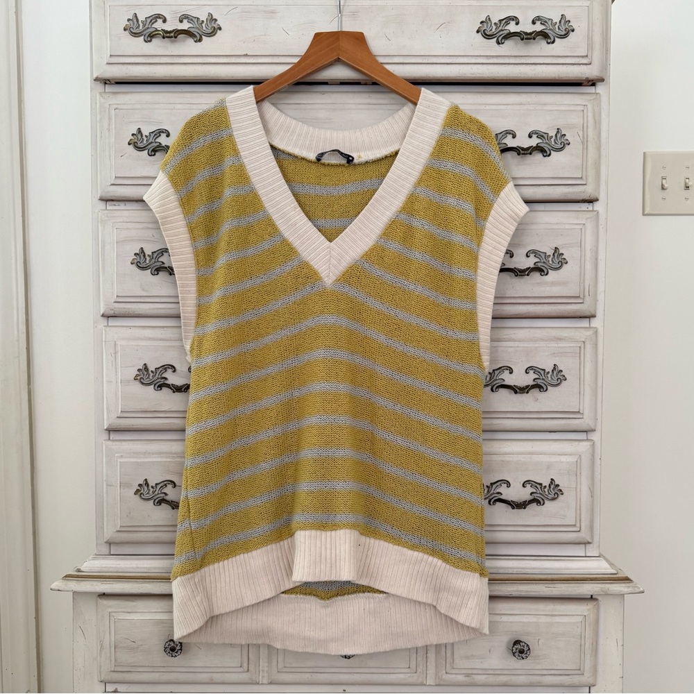 Zara Stripe Sweater Vest